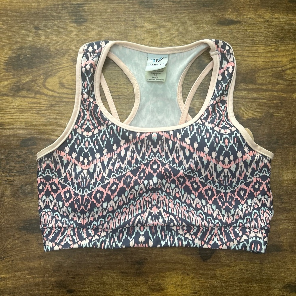 Varsity Spirit Racerback Sports Bra | Cheer Dance | Women’s Large